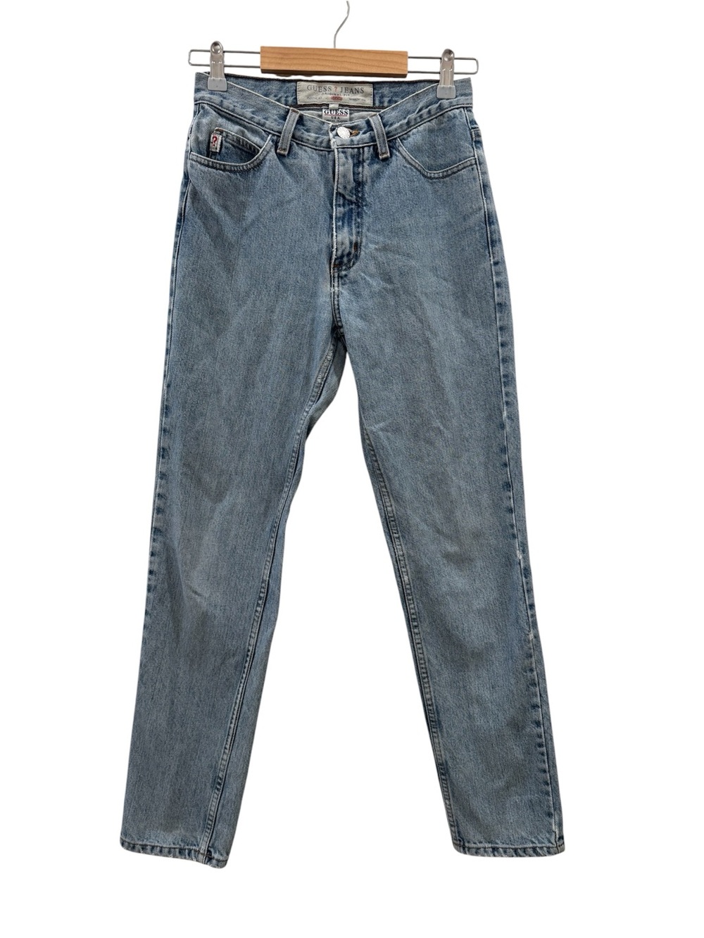 Vintage 90s Guess Jeans Original Fit Made In USA High Rise Mom Jeans Light